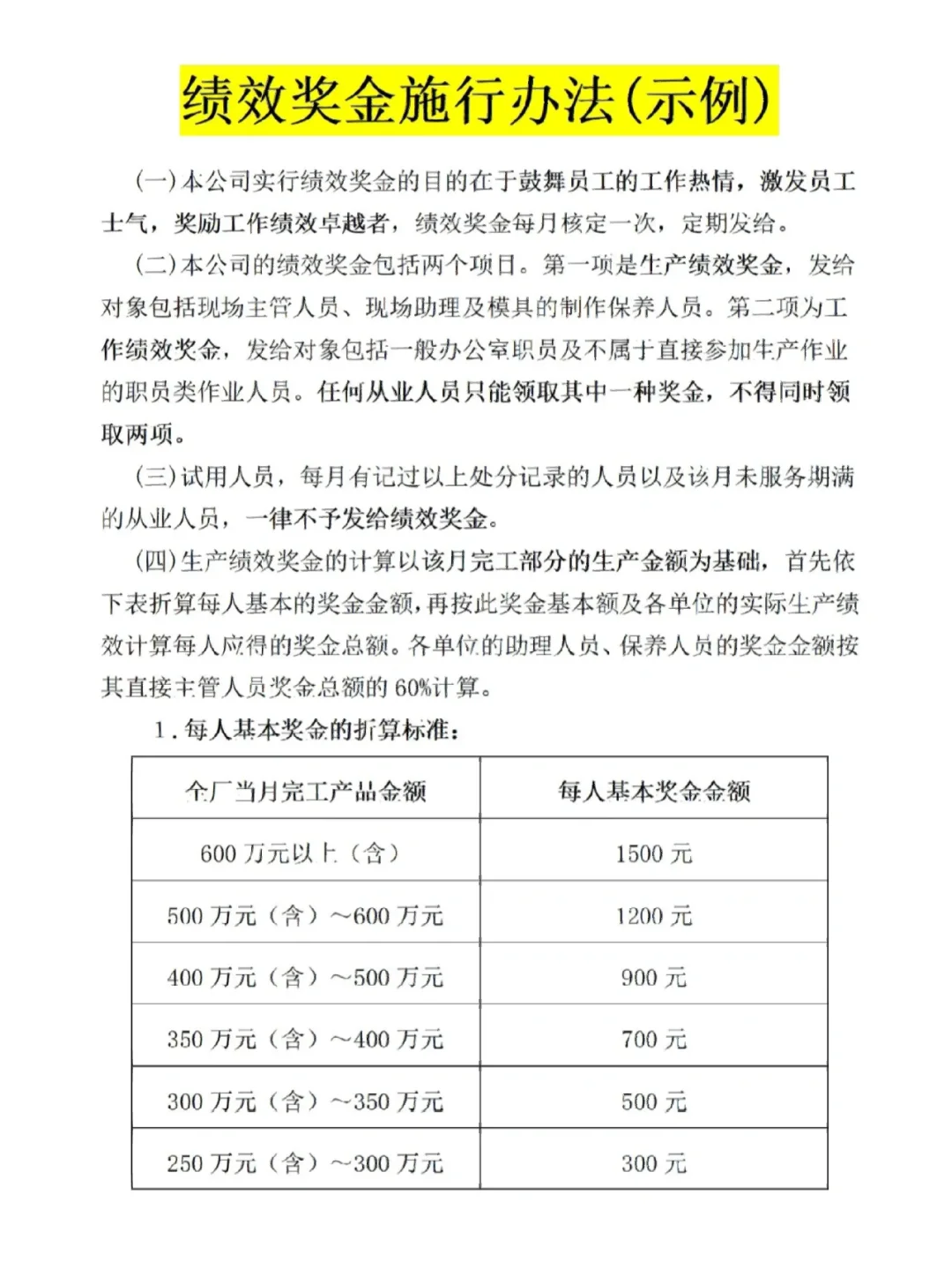 绩效管理中的奖励制度如何设计更有效