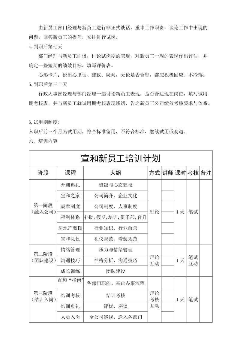 哪些因素影响新员工入职培训计划的成功与否